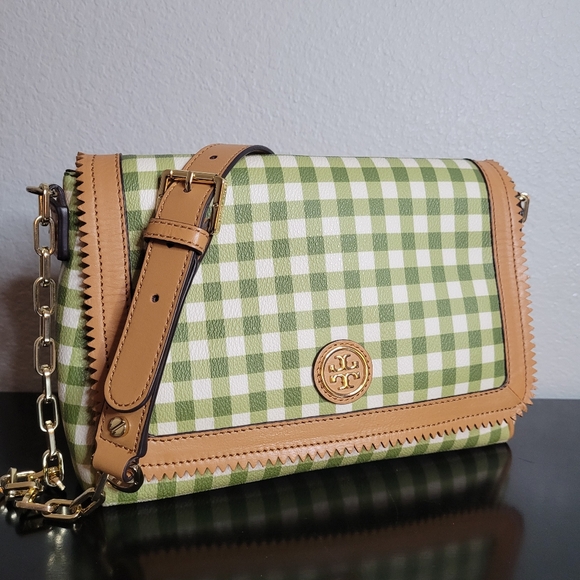 Tory Burch Handbags - Tory Burch Kerrington Gingham Crossbody Bag